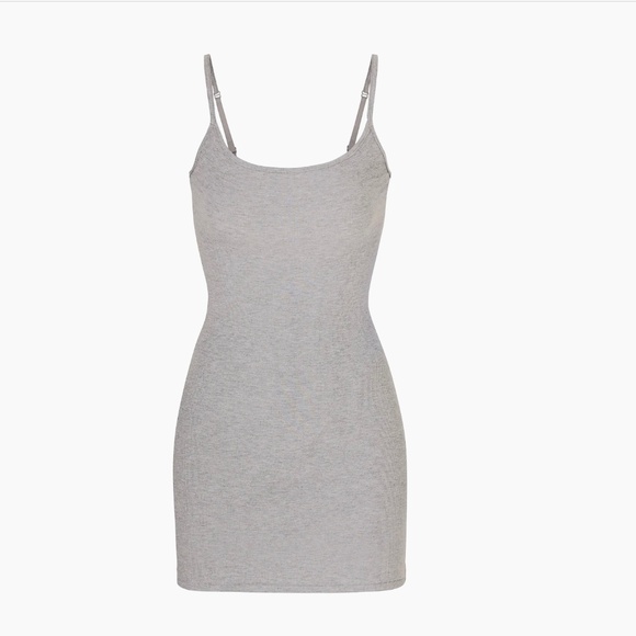 Skims Grey Mini Dress - Picture 1 of 5